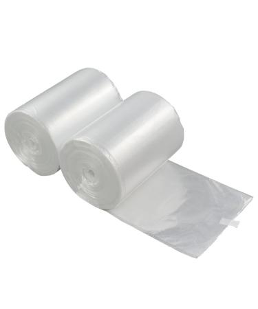 Yubine 8 Gallon Clear Trash Bags Kitchen Garbage Bags 2 Rolls/220 Counts