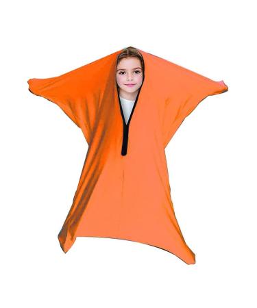 WGUST Sensory Sock Special Supplies with Sensory Need Body Sock Full-Body Wrap to Relieve Stress Self-Claming Relaxing 3-18 Years Old (Color : Orange Size : L/Large-71 * 142cm) L/Large-71*142cm Orange