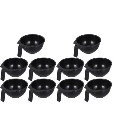 LALAFINA 10pcs Dyeing Tools Tinting Hair Painting Mixing Use Salon Thickened Professional Baber Supplies Bowls Shop Barber Dye Hairdressing Diy Bowl Hairstyling Tint Pigment Color Random 15X13X6CMx2pcs Random Colorx2pcs