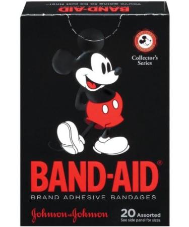 Disney Mickey Mouse Band-Aid Decorative Adhesive Bandages - 20 Count - Buy Online on GoSupps.com