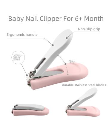 Baby Nail Clippers Set with Cute Case - Infant Manicure Pedicure Kit for Newborn - Purple Box - Buy Online on GoSupps.com