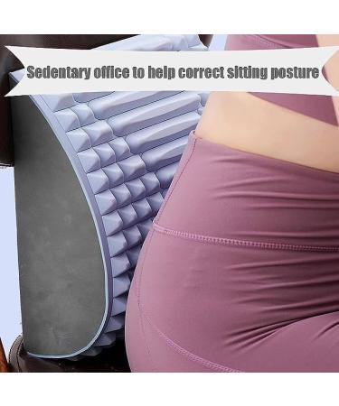 Multi-Level Back Extensor & Neck Stretch Cushion - Pain Relief for Lower Back Herniated Disc & Sciatica | Adjustable Spine Stretcher (Colo Gray) - International Shipping - Buy Online on GoSupps.com