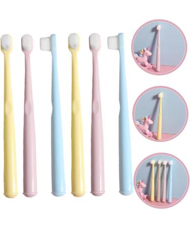 Partykindom 6th Children's Soft Travel Toothbrush - Portable Manual Toothbrush Set for Kids | 1 Pack Assorted Colors - Buy Online on GoSupps.com