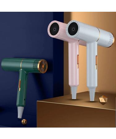 Professional Hair Dryer Infrared Negative Ionic Blow Dryer Hot&Cold Wind Salon Hair Styler Tool Hair Electric Blow Drier Blower (Type 1 Green) - Buy Online on GoSupps.com