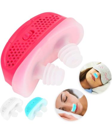 Silicone Anti Snoring Nasal Dilators Device - Red Nose Clip for Better Nose Breathing and Reduced Snoring - Night Sleeping Aid - Buy Online on GoSupps.com