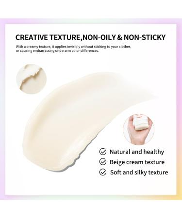 ibcccndc Aluminum Free Natural Deodorant for Women and Men | Keeps Underarms Light and Dry | Variety Pack of 3 in Coconut & Vanilla Lavender & Rose Cucumber & Mint Scents - Buy Online on GoSupps.com