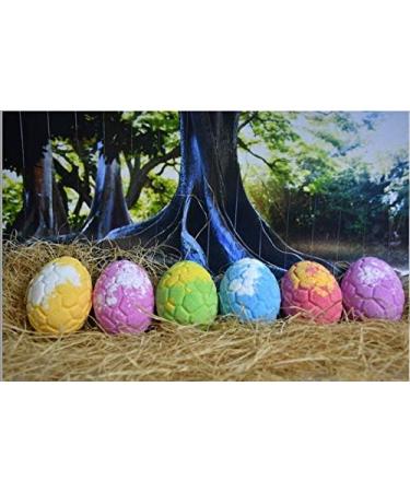 Dino Egg Bath Bombs 6 Pack with surprise dinosaur Inside! 100% Child safe ! - Buy Online on GoSupps.com