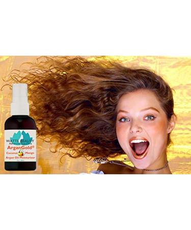 Coconut Mango Argan Oil - Natural Moisturizer for Hair & Skin | Tropical Scented Oil - 2oz - Buy Online on GoSupps.com