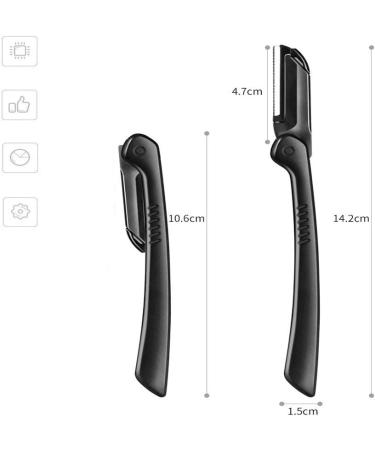 Yinbaoer Eyebrow Razor & Dermaplaning Tool - Pink Facial Razor for Women - 2PCs - Buy Online on GoSupps.com