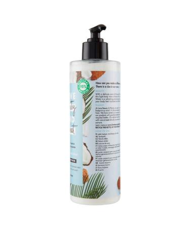 Love Beauty & Planet Blue Coconut & Mimosa Body Cream 400 ml - Nourishing Vegan Moisturizer for All Skin Types | International Shipping - Buy Online on GoSupps.com