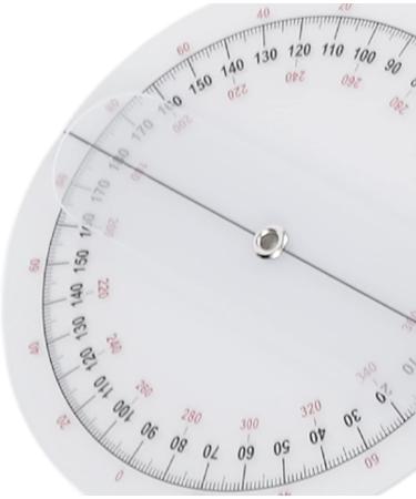 Medical Goniometer Finger Goniometer Portable Transparent Research 5 Pcs - Buy Online on GoSupps.com