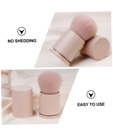 NOLITOY Powder Brush - Fluffy Blush & Foundation Makeup Brush | Portable Pink Cosmetic Tool for Flawless Blending - Buy Online on GoSupps.com