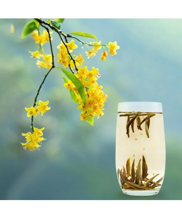  LWXLJMJZC LWXLJMJZC-Silver Needle Osmanthus White Tea-Silver Needle Chinese White Tea-Loose Leaf Tea-White Tea Osmanthus Blend 50g - Buy Online on GoSupps.com