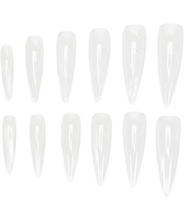 Acrylic Nail Tips Multi-Size Lightweight Nai Tips 360 Pieces Multi-Purpose Use for DIY Nail Art Decoration for Nail Shop (05#) - Buy Online on GoSupps.com