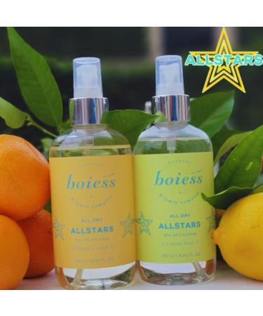 Boiess All Day Allstars Vegan Orange Crush Eau de Cologne | Citrus Scent | Natural & Essential Oils | Kids & Adults Fragrance | 8.45 Fl Oz - Buy Online on GoSupps.com