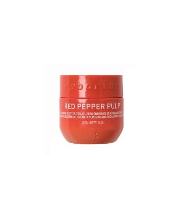 Erborian Red Pepper Pulp Hydrating & Energizing Gel - Facial Moisturizer for Brightened Refreshed & Plumped Skin - Radiance Boosting Moisturizing Cream - Korean Skin Therapy 1.6 Ounce (Pack of 1)