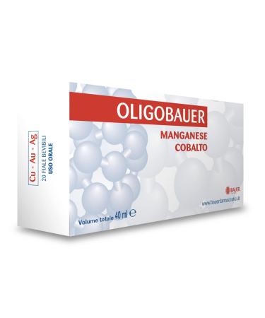 D + GRUPPO DABBENE Bauer - Oligobauer Manganese and Cobalt - 20 x 2ml ampoules for digestive disorders with manganese and cobalt
