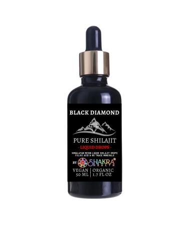 Black Diamond Shilajit Liquid Drops 50ml Pure Himalaya Strength, Energy, Recovery and Health. Powerful and Pure. Natural Complex of Minerals and Vitamins of Fulvic Acid