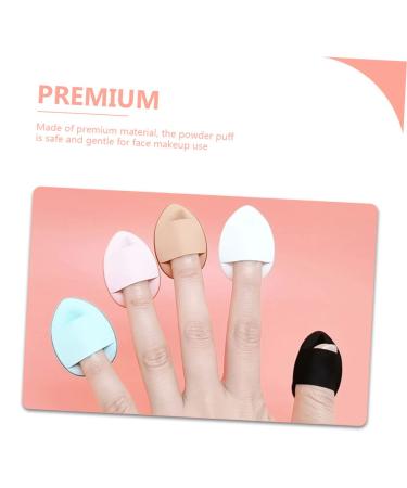 FRCOLOR Mini Finger Puff Makeup Sponges - 45 Pcs Hydrophilic Powder Puffs in Assorted Colors for Flawless Application - Buy Online on GoSupps.com