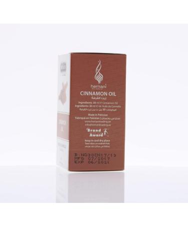 Hemani Cinnamon Bark Oil 30ml - Premium Quality Essential Oil for Natural Wellness & Home Care | Uplifting Refreshing & Deodorizing | Chemical-Free & Sustainable. - Buy Online on GoSupps.com