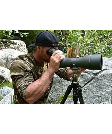 Alpine Innovations SpotSlicker Bandit - Water-Resistant Spotting Scope Eyeshield | Reduce Glare, Eye-Strain | One Size Fits All - Buy Online on GoSupps.com