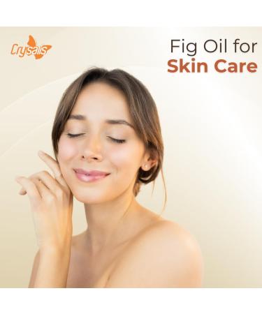 Crysalis Fig Oil Cosmetic Grade (250 ml / 8.45 fl oz) - Botanical Aromatic Oil for Skincare Massage DIY Beauty & Topical Blends - Buy Online on GoSupps.com