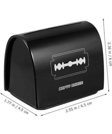 Fomiyes 3-Storage Blade Box - Portable Razor Blade Storage Bench for Trimmers & Barbershop Use - Buy Online on GoSupps.com