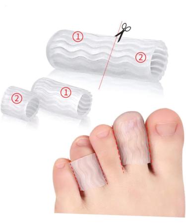 Buy 12 Pairs Toe Caps & Protectors | Gel Corn Sleeves - High-Quality Toe Protection for Comfort | International Shipping - Buy Online on GoSupps.com