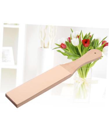 OSALADI Leather Strap Razor Whetstone Sharpener - Manual Rocking Board - Premium Wooden Design for Precision Edge Maintenance - Buy Online on GoSupps.com