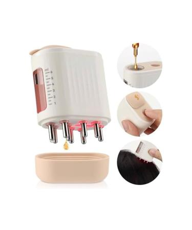 Opossum hair oil applicator with red light Opuscalp Viva Advanced Scalp Care Massageger electrical hair oil applicator and scalp massager Opuscalp Advanced Scalp Care Massage device