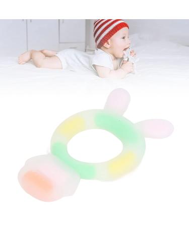 Buy Infant Teething Toy - Dishwasher Safe Flexible Rubber Teether for Newborns - Food Grade - Pink - Buy Online on GoSupps.com