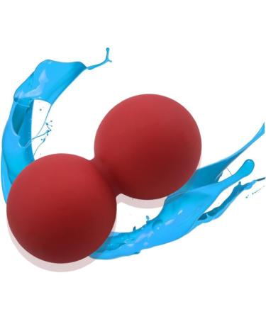 Minkissy 3x Silicone Foam Scooters & Massage Balls - Fitness Yoga Mobility & Self-Massage Toys - Red - Buy Online on GoSupps.com
