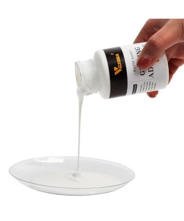 Gold Leaf Adhesive Set - 200ml Glue & Varnish for Craft & Arts | Metal Leaf Glue Combo with Brushes & Gloves - Buy Online on GoSupps.com