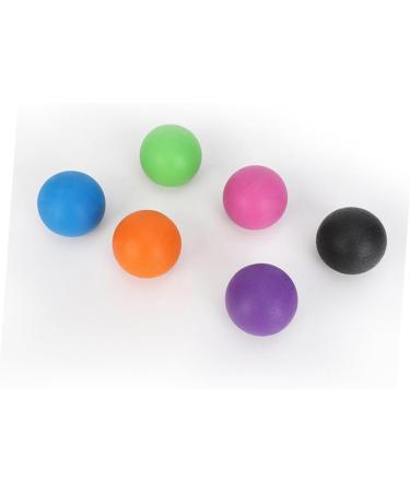 Gleavi 6 STK Yoga Ball Set - Self-Massage Peanut Roll & Fascia Ball for Fitness - Violet Lacrosse Massage Balls (12.1x6.1CM) - International Shipping Available - Buy Online on GoSupps.com