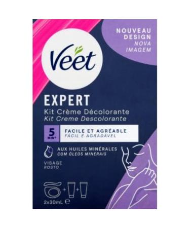 Veet Special face bleaching cream - 2 tubes of 30 ml