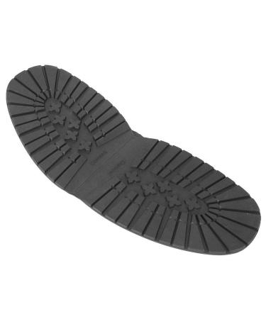 Shoes Rubber Half Sole and Heels  Anti-Slip Shoe Bottom Full Sole Repair Replacement  Durable Rubber Soft for Sports Shoes Leather Shoes(Black Forefoot)