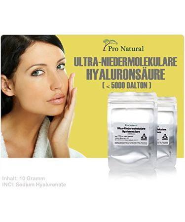 10g Hyaluronic Acid Powder for DIY Cosmetics & Gel | Premium Quality | Fast International Shipping - Buy Online on GoSupps.com