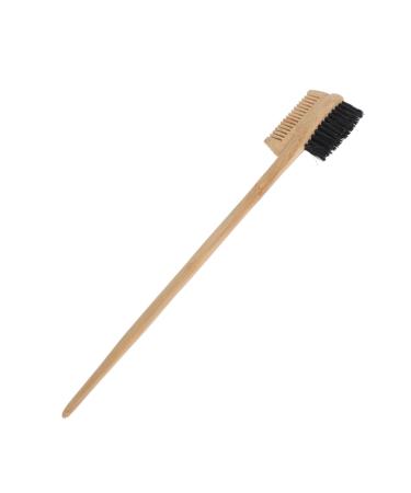 FRCOLOR 1pc Bamboo Double Eyebrow Brush Beauty Eyelash Extension Tools Eyebrow Tools Makeup Gadgets Portable Eye Brush Eyebrow lash Travel Double Head Shaper Wood Bamboo