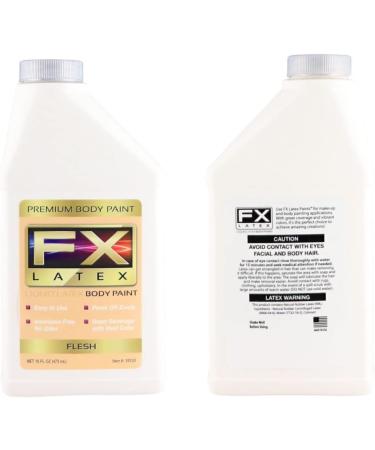 Ammonia-Free Liquid Latex Body Paint Flesh - 16oz Jar | Non-Toxic Body Paint - Buy Online on GoSupps.com