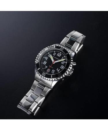 N/D Talking Watch for Seniors Visually Impaired with Big Dial and Loud Alarm - Black Dial Men's Watch TK2081 - Buy Online on GoSupps.com