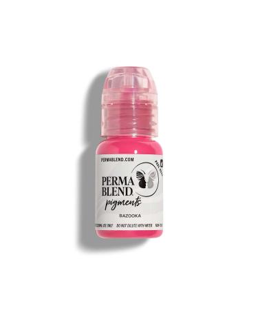Perma Blend - Bazooka - Microblading Ink to Enhance Lip Color - Lip Tattoo & Lip Blushing Supplies for Permanent Lip Color - Bright Pink Lip Blush - Vegan (0.5 oz)