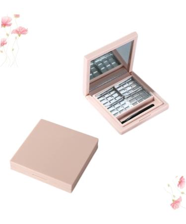 TOVINANNA 2pcs Empty Eyeshadow Palette Empty Eyeshadow Dish Makeup Pallet Eye Shadow Case Compact Make up Pink 1 count (Pack of 1) Pink - Buy Online on GoSupps.com
