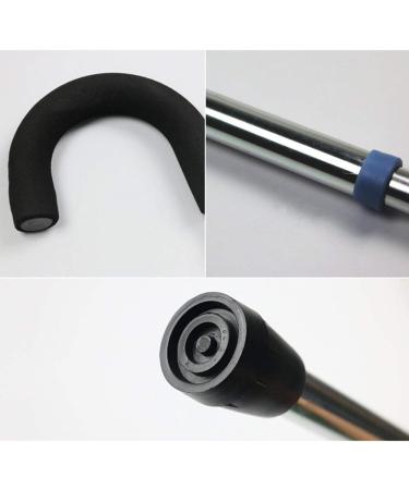 Walking Stick Walking Stick Old Man Cane Telescopic Adjustable Aluminum Alloy Crutch Elderly Non Slip Walker Black Black Beautiful Scenery - Buy Online on GoSupps.com