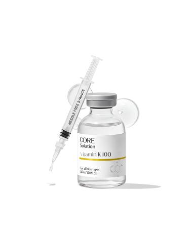 FEEL MATRIGEN Vitamin K 100 Ampoule Redness & Dark Circle Treatment Serum for Sensitive Skin 30mL + Needleless Syringe