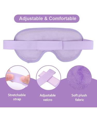 NEWGO Cooling Gel Eye Mask - Reusable Cold Eye Pack for Puffy Eyes, Dark Circles, Migraine Relief - Purple - Buy Online on GoSupps.com