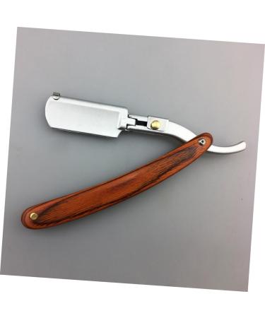 Minkissy Portable Razor - Manual Hair Clipper for Men | Safe Straight Blade Metal & Wooden Design International Shipping  - Buy Online on GoSupps.com