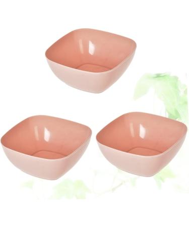 Cabilock 3pcs Fruit Tray Candy Nut Serving Dish Candy Container Salad Bow Mini Pink Candy Stand Food Grade Size 1 Pink - Buy Online on GoSupps.com