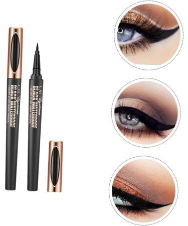 BELLIFFY 2pcs Makeup Eyeliner Waterproof Makeup Pencils for Eyes Gel Liner Eyeliner Eye Beauty Pens Abs Shell - Buy Online on GoSupps.com