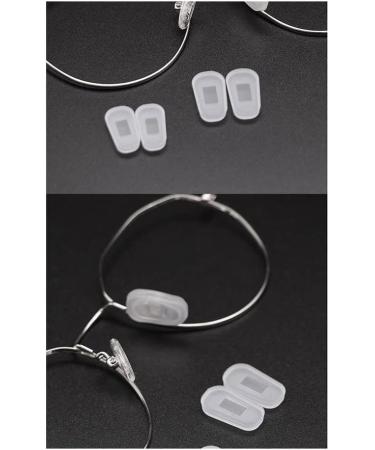 QWAMBVZE 50 Pairs Transparent Soft Silicone Push-In Nose Pads for Glasses - Comfortable & Secure Fit - Buy Online on GoSupps.com