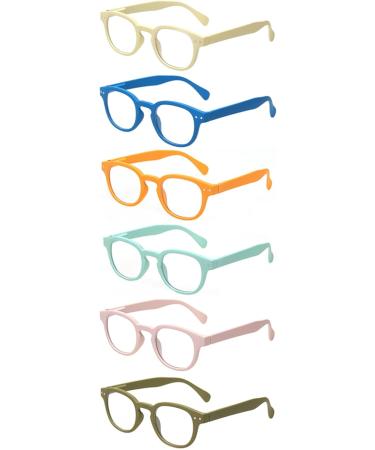 Kerecsen 6 Pack Reading Glasses - Quality Spring Hinge Readers 1.75x Mix Color - Best Value for International Shipping - Buy Online on GoSupps.com